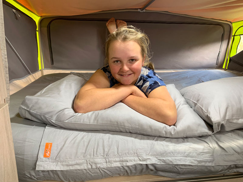Safe Cosy Caravan Bunk Sheets Top, What Size Sheets Fit Bunk Beds